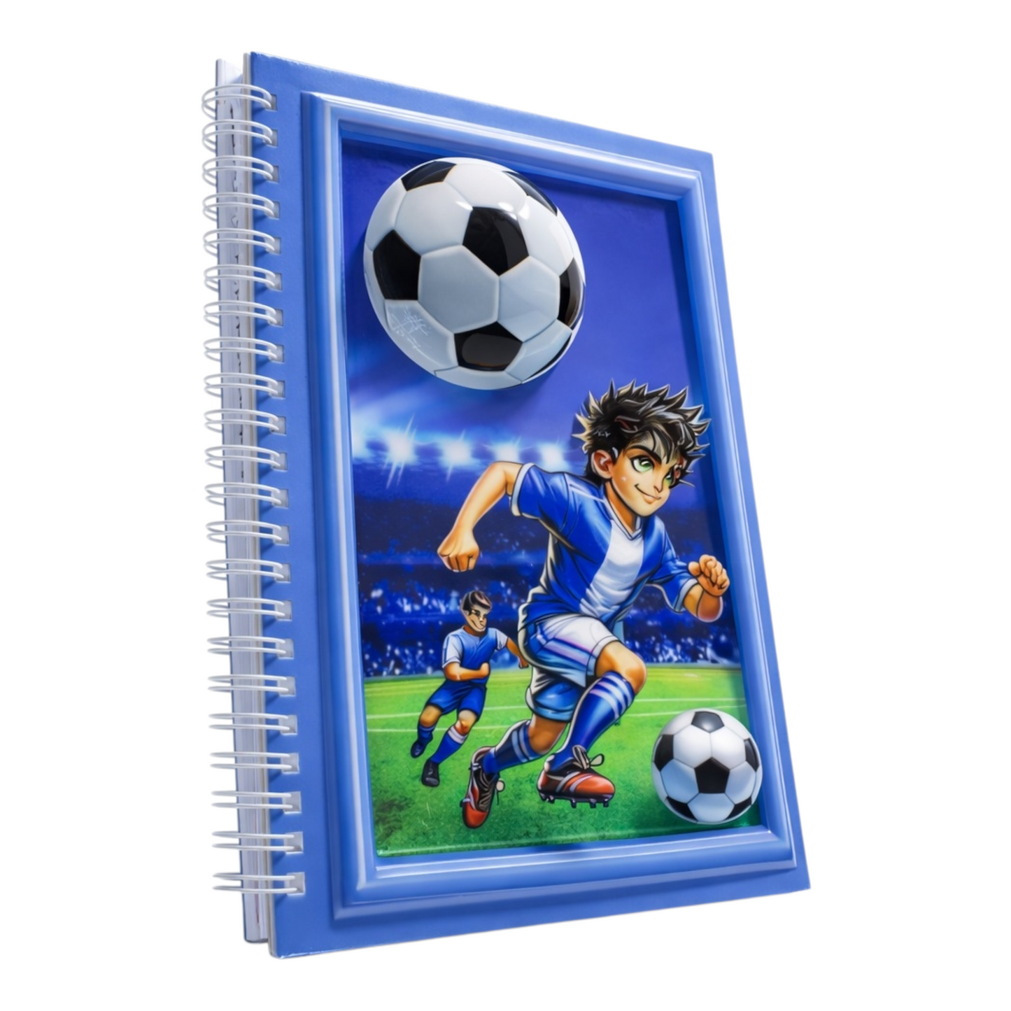 Futbol Sahası 3 Boyutlu Spiralli Defter