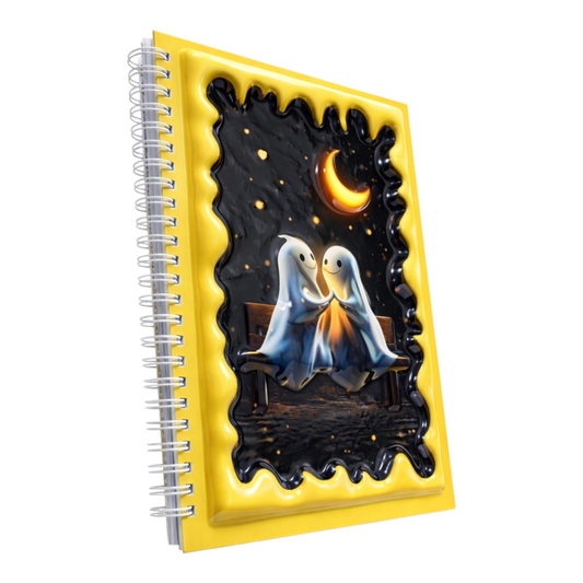 Ay Işığında Hayaletler 3 Boyutlu Spiralli Defter