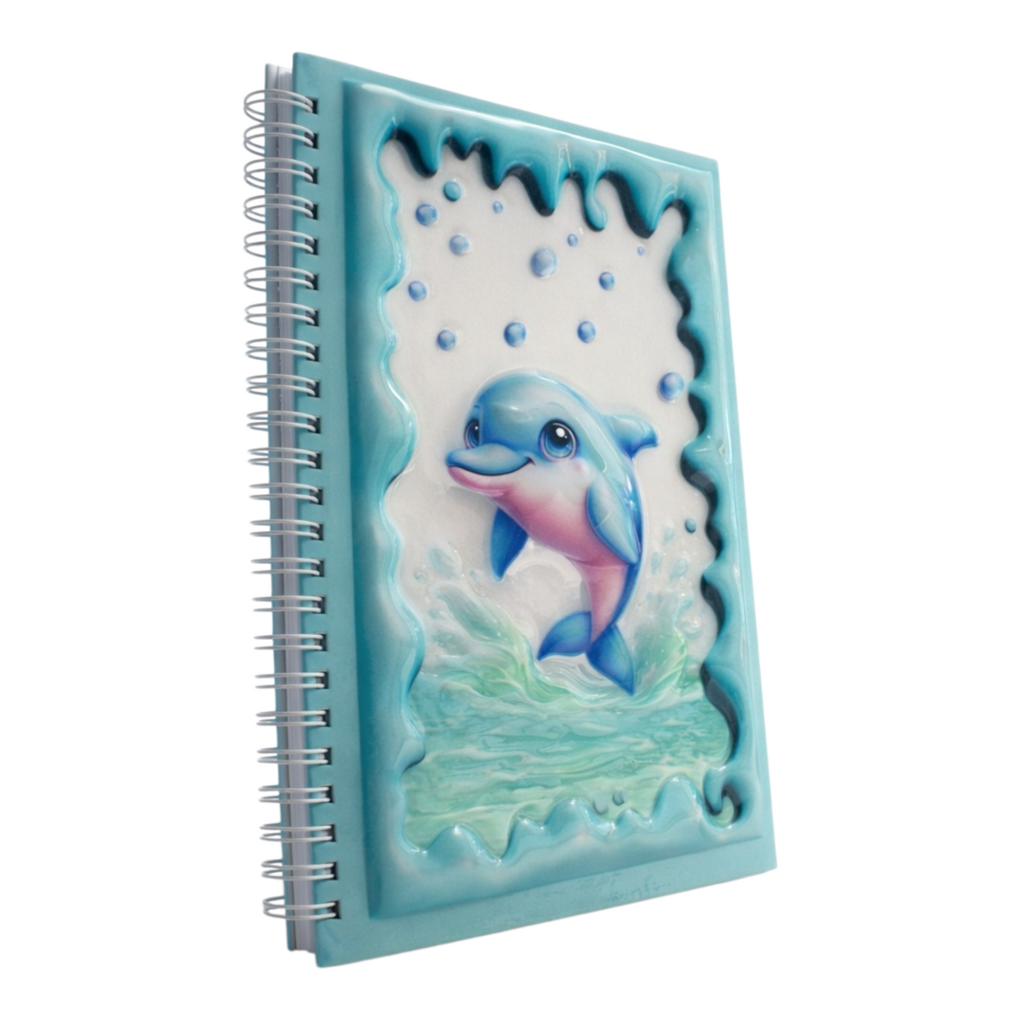 Sevimli Dolphin 3 Boyutlu Spiralli Defter