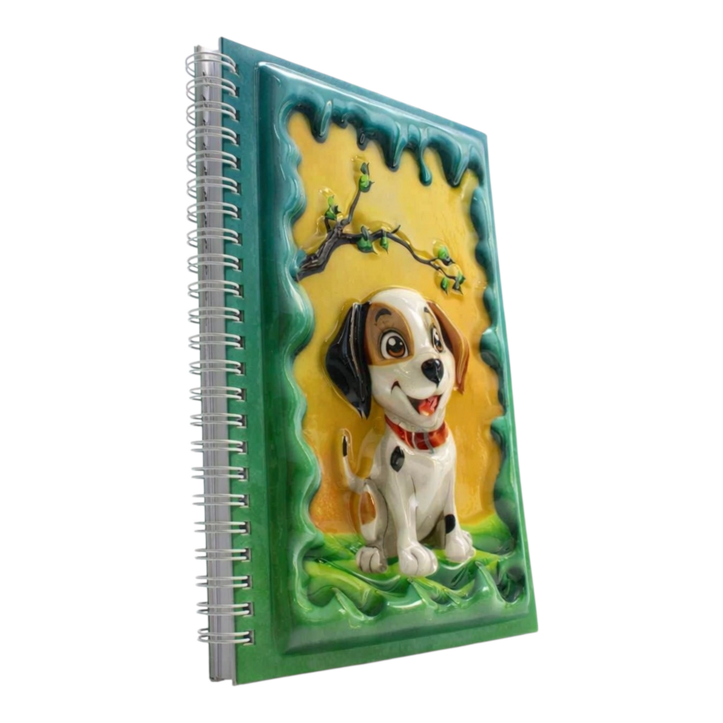 Sevimli Köpek 3 Boyutlu Spiralli Defter