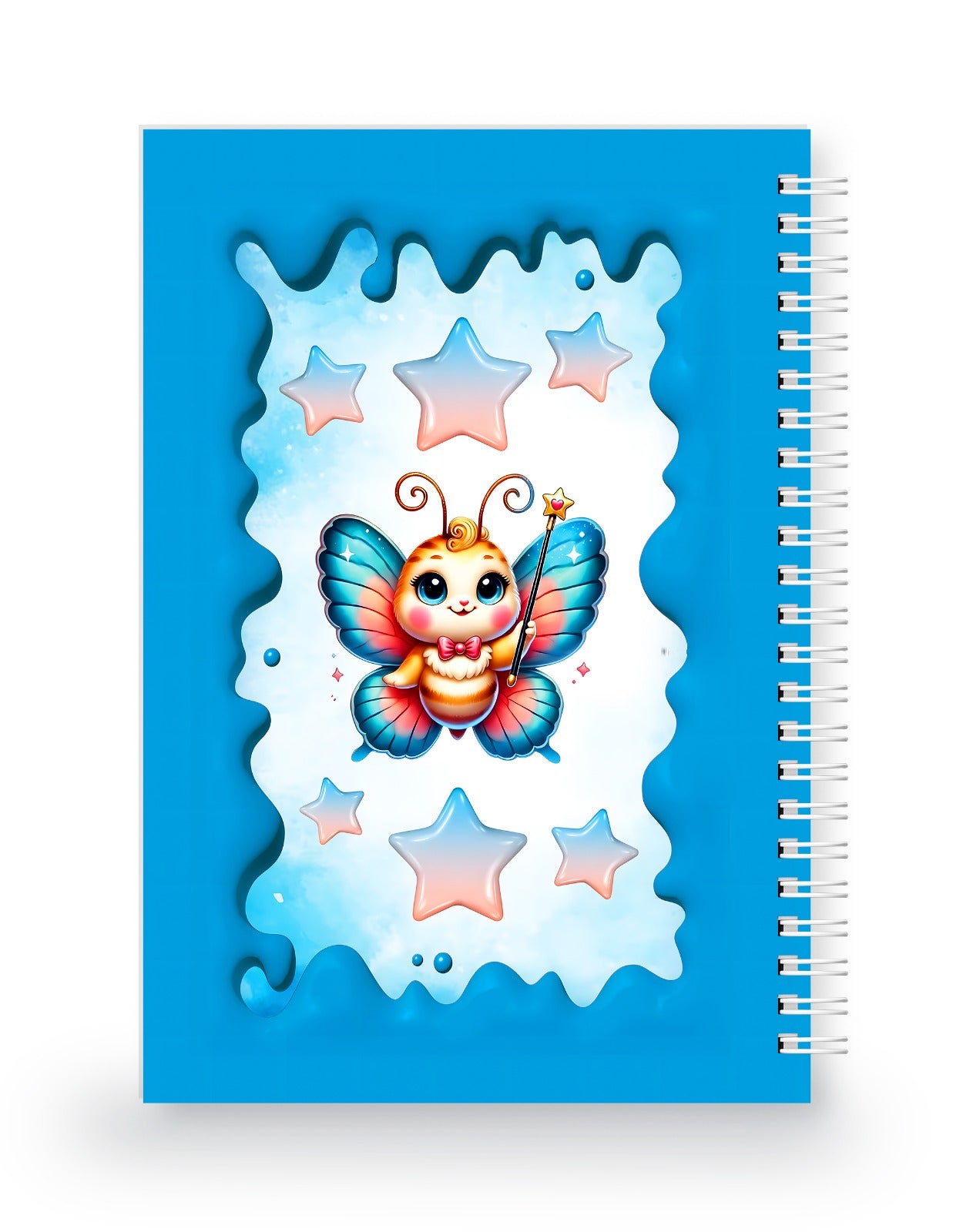 Kelebek Peri 3 Boyutlu Spiralli Defter