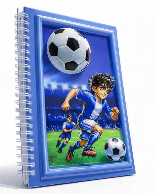 Futbol Sahası 3 Boyutlu Spiralli Defter