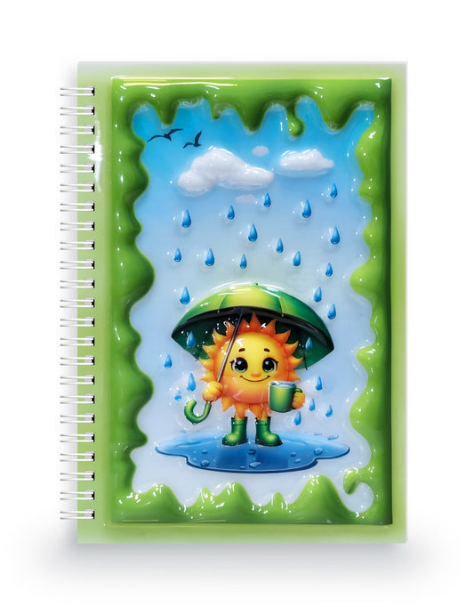 Güneşli Günler 3 Boyutlu Defter