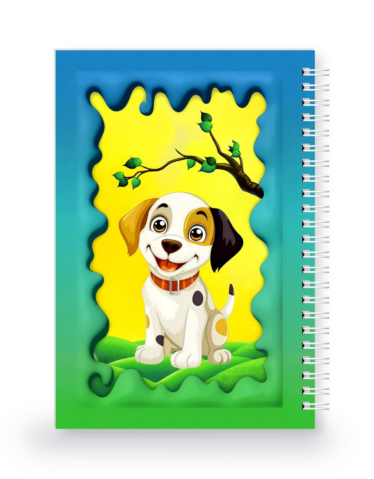 Sevimli Köpek 3 Boyutlu Spiralli Defter