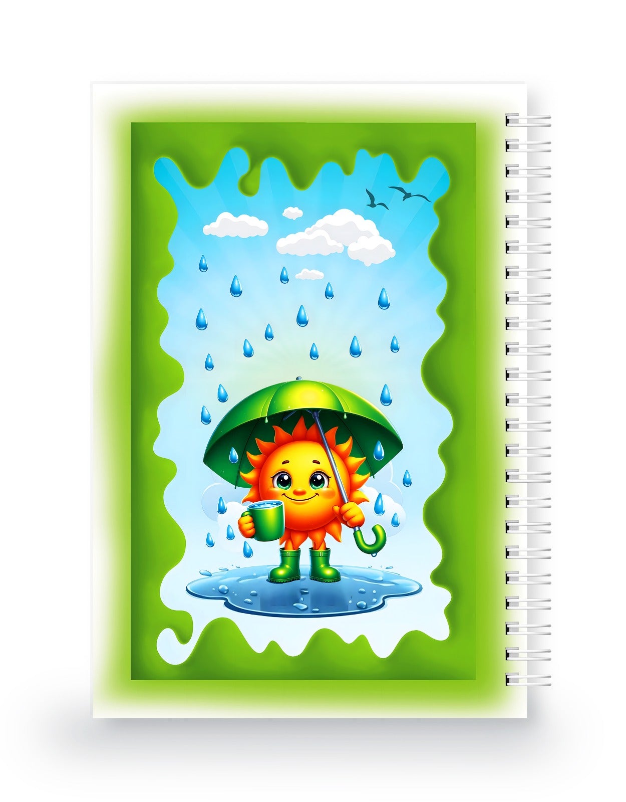 Güneşli Günler 3 Boyutlu Defter