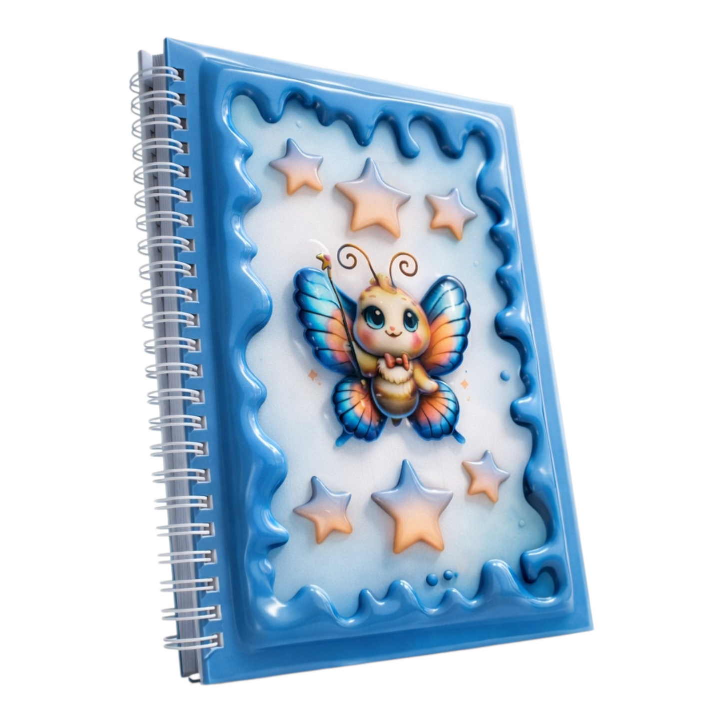 Kelebek Peri 3 Boyutlu Spiralli Defter