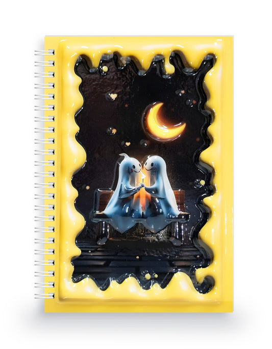 Ay Işığında Hayaletler 3 Boyutlu Spiralli Defter