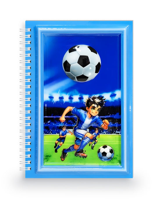 Futbol Sahası 3 Boyutlu Spiralli Defter