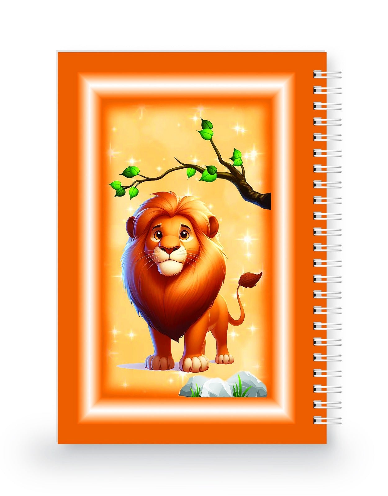Sevimli Aslan 3 Boyutlu Spiralli Defter