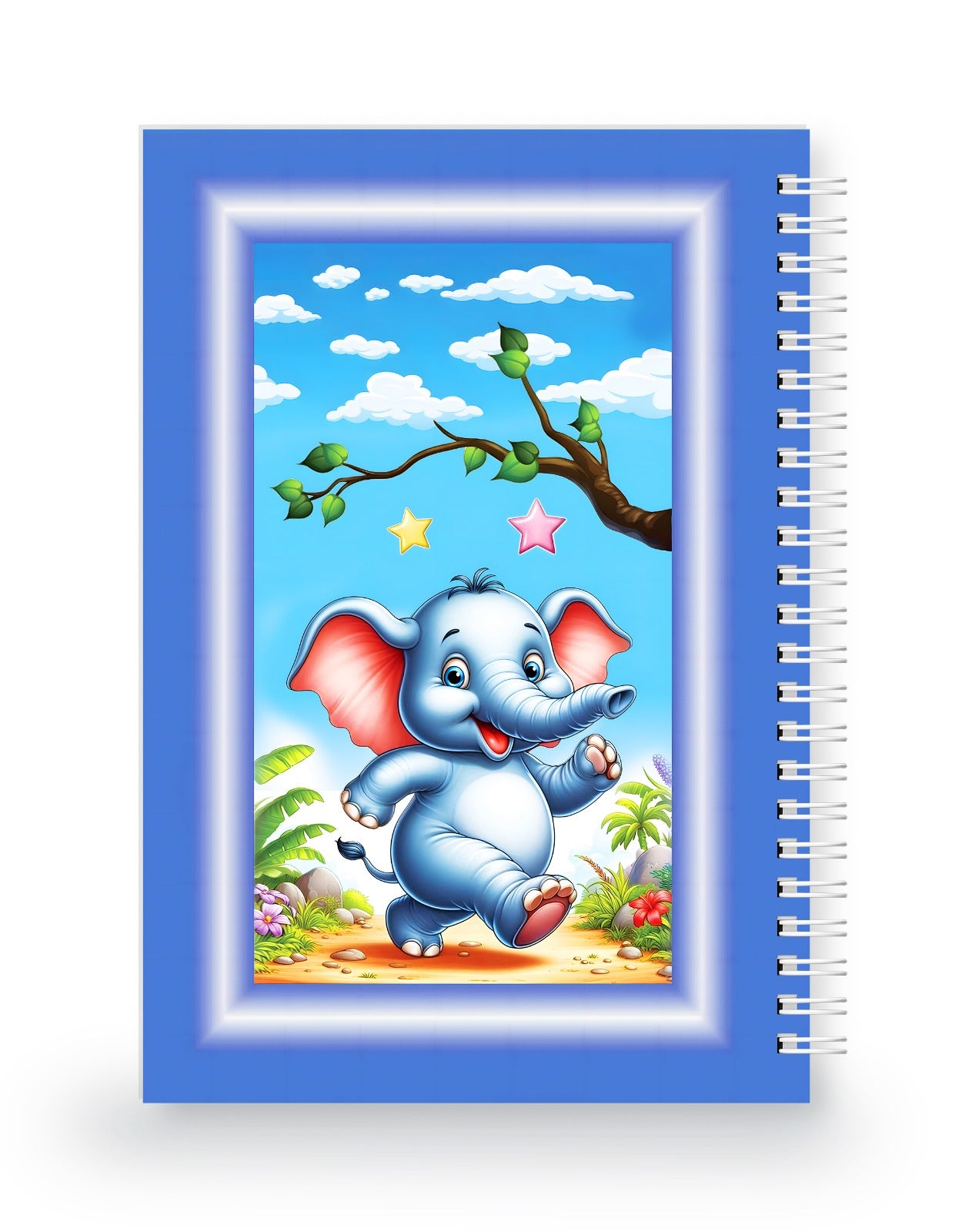 Sevimli Fil 3 Boyutlu Spiralli Defter
